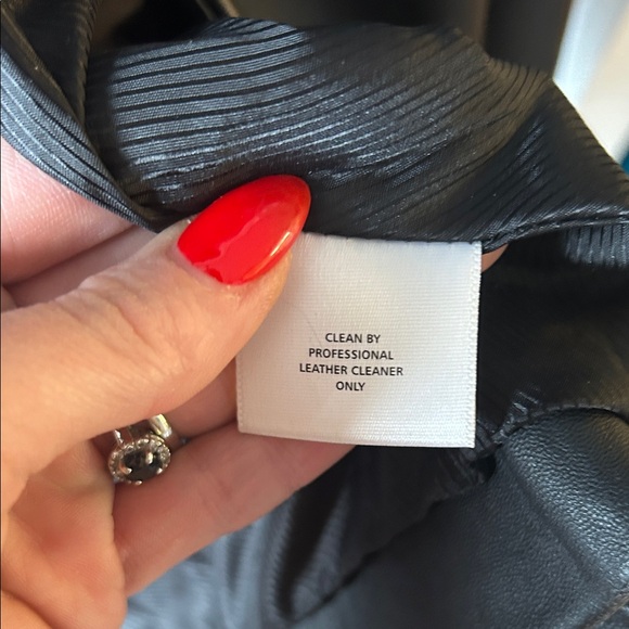 Covington Genuine Leather Black Long Blazer Coat – Size S - Picture 10 of 12